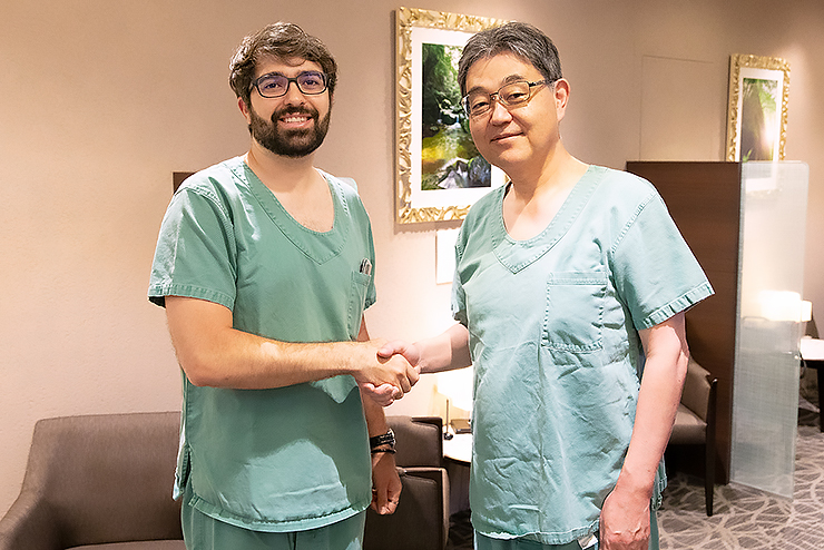 Dr.Cristian Rivaloraと音田総院長