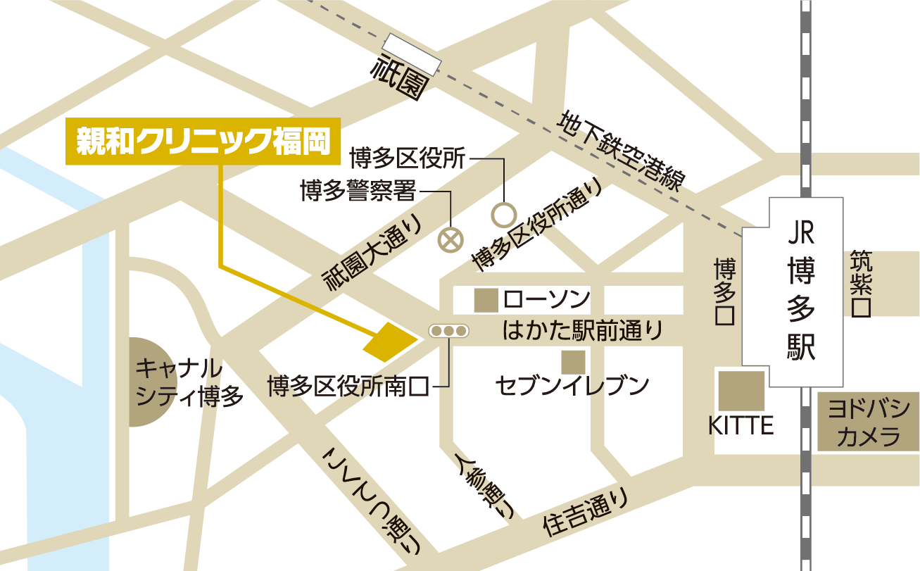 福岡院の地図