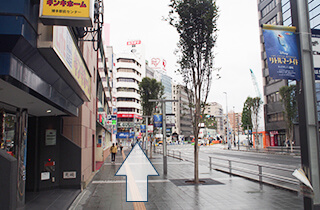 JR博多駅博多口からの道順8