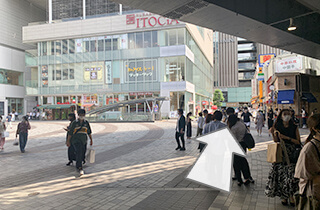 JR有楽町駅からの道順2