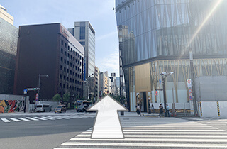 JR有楽町駅からの道順6
