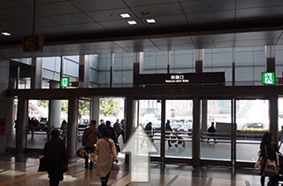 JR名古屋駅桜通口からの道順1