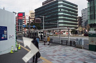 JR名古屋駅桜通口からの道順3