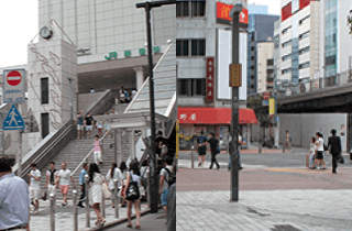 JR新宿駅東南口からの道順1