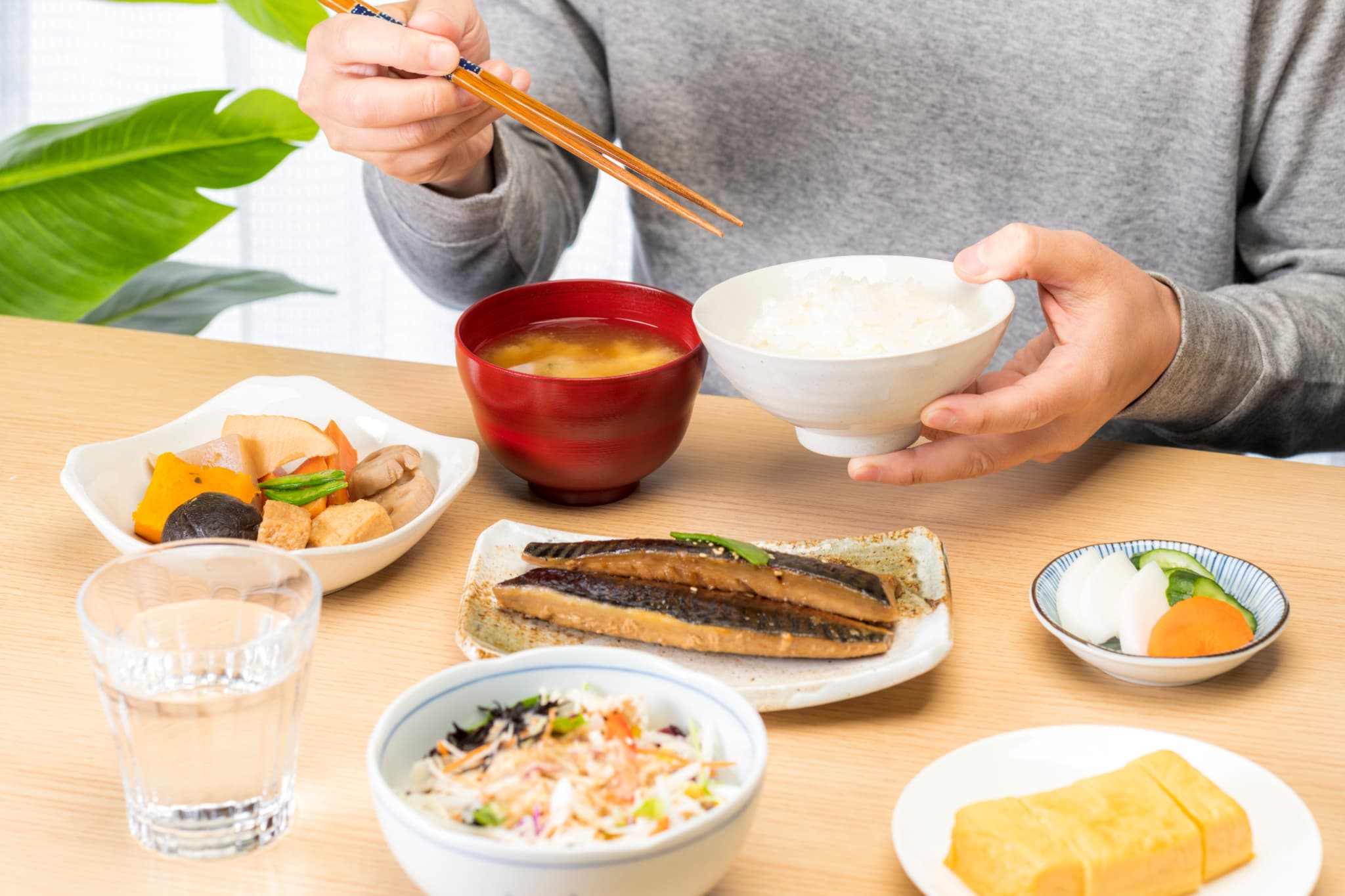 栄養バランスの良い食事を摂る