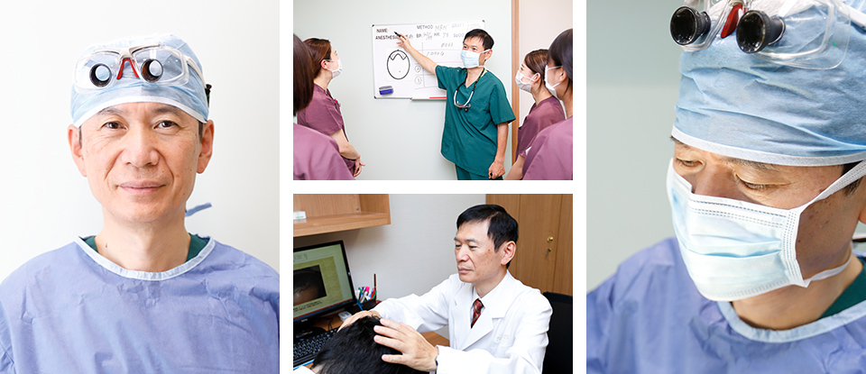 安藤先生のによるカウンセリングと施術の様子