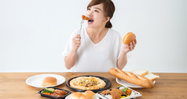 偏った栄養バランス