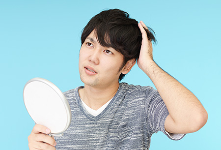 つむじの薄毛の原因
