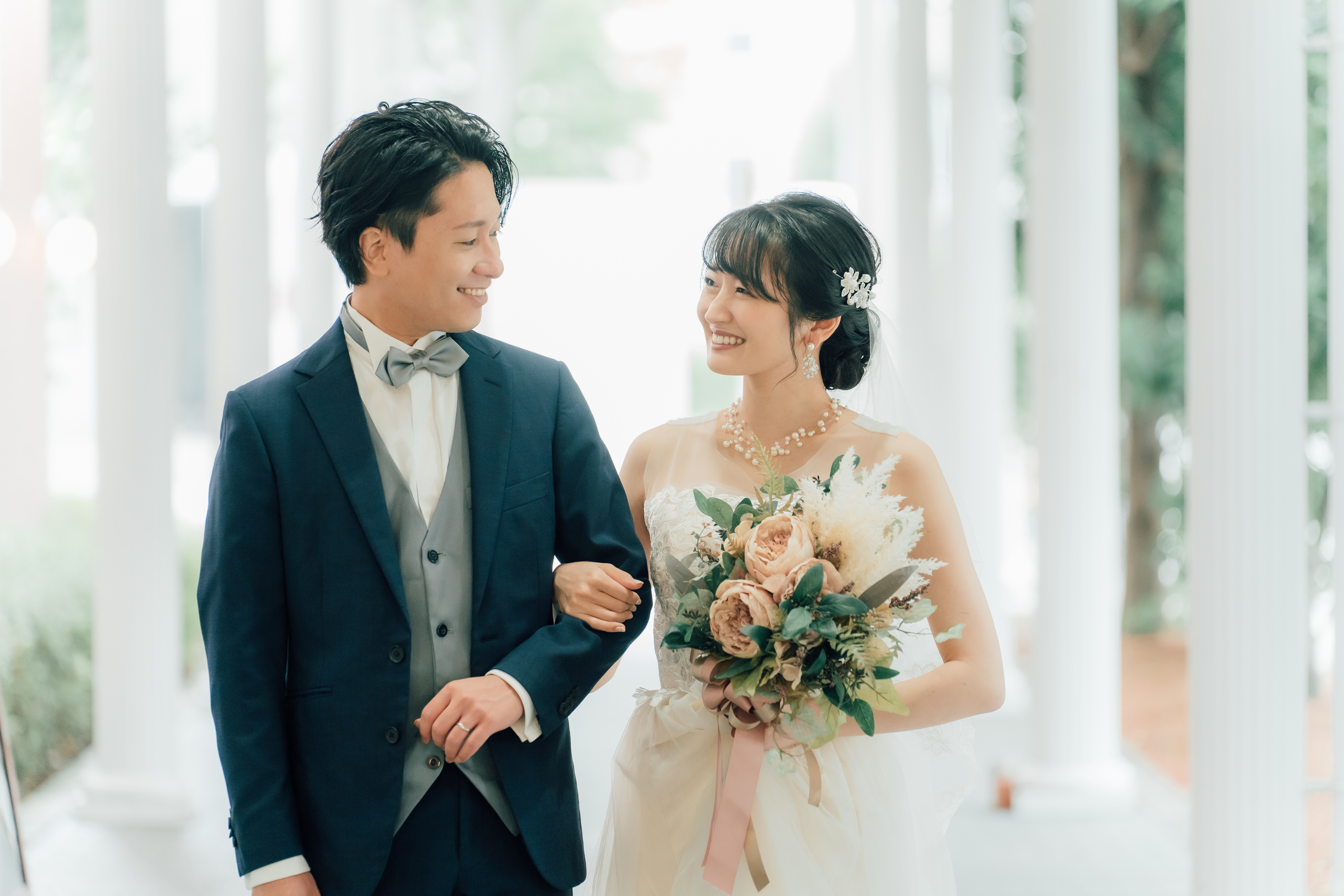 結婚式の入場の画像